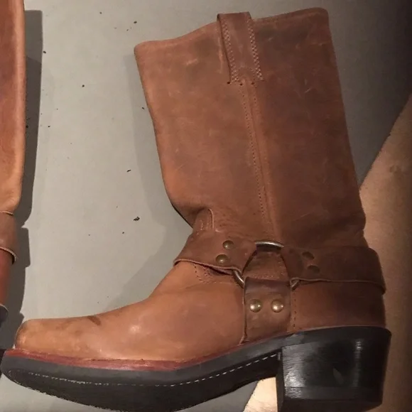 Frye Brown Leather Ankle Boots - Picture 8 of 12